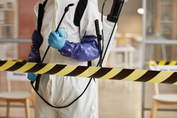 Professional Biohazard technician working in Cross, SC